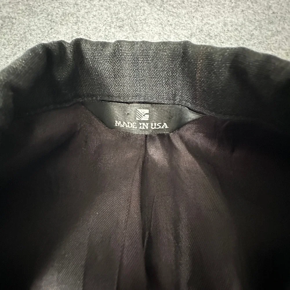 Polo University Club Ralph Lauren Blazer Mens 38R Charcoal Grey Pinstripe